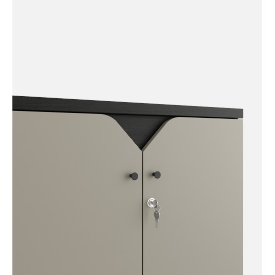 Maxwell (shc03) Shoe Cabinet - Natural Wenge