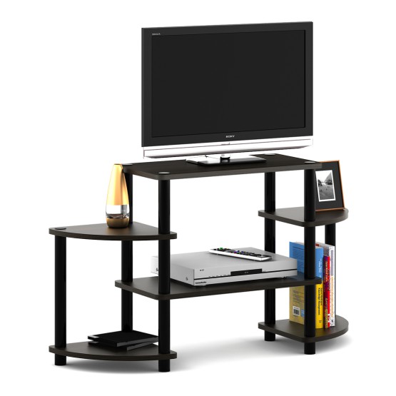 Tubular Tv Unit Rack Tr-03 - Natural Wenge Woodpore