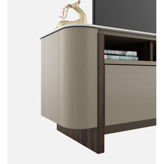 Kaya Base Tv Unit -stone Grey & Eucalyptus