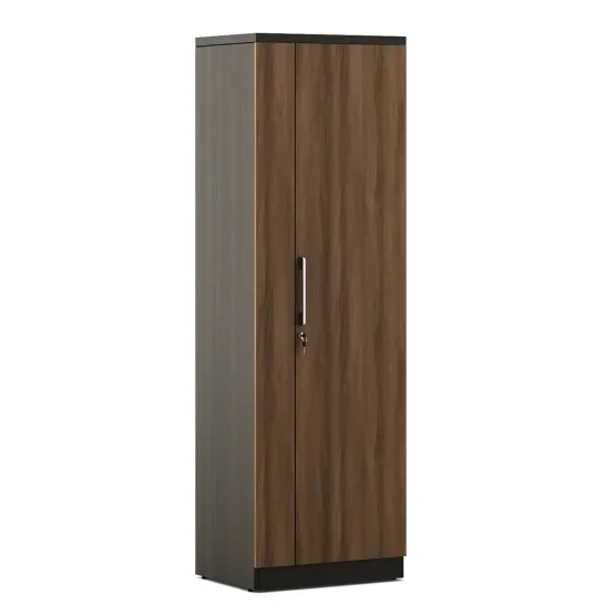 Ken 1 Door Wardrobe Without Mirror - Walnut Bronze Woodpore