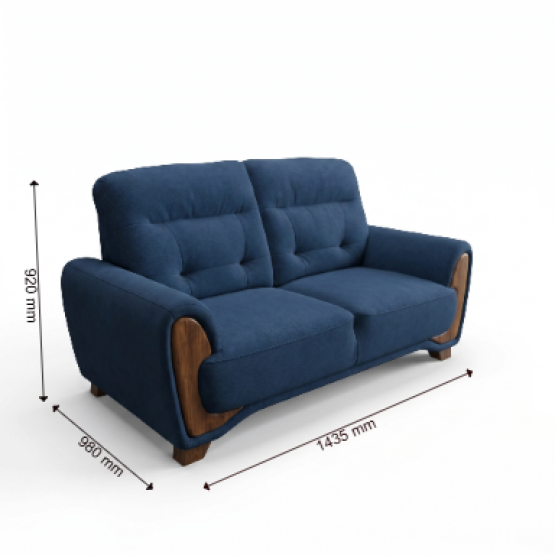 Spacewood Latina 2 Seater Sofa In Fabric - Af 715