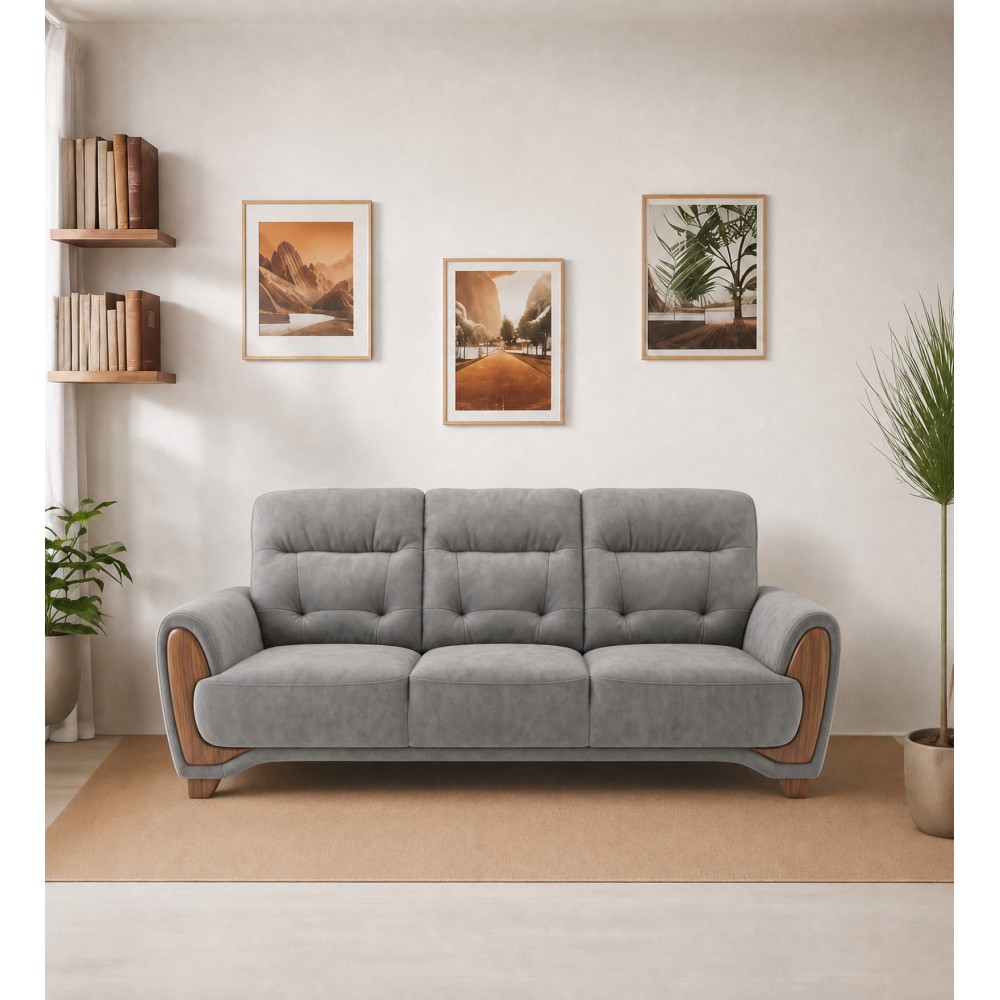 Spacewood Latina 3 Seater Sofa In Fabric - Af 706