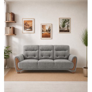 Spacewood Latina 3 Seater Sofa In Fabric - Af 706