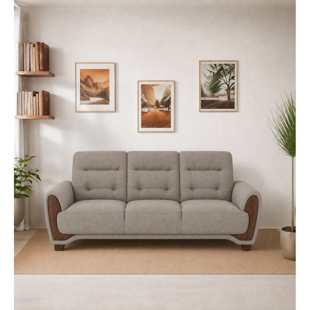 Spacewood Latina 3 Seater Sofa In Fabric - Af 707