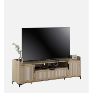 Linea Base Tv Unit - Santana Oak & Bamboo Flute