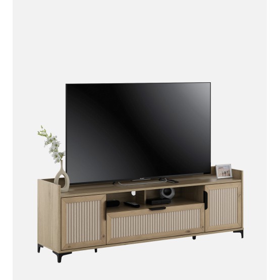 Linea Base Tv Unit - Santana Oak & Bamboo Flute