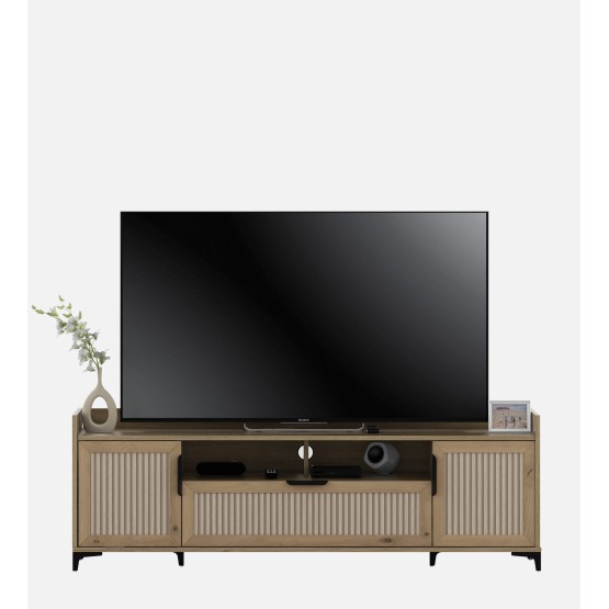 Linea Base Tv Unit - Santana Oak & Bamboo Flute