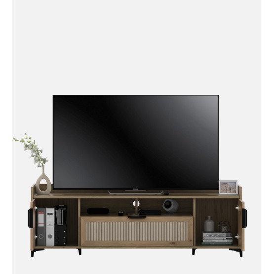 Linea Base Tv Unit - Santana Oak & Bamboo Flute