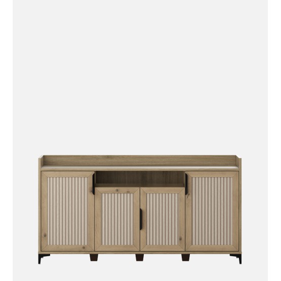 Linea Console Unit - Santana Oak & Bamboo Flute