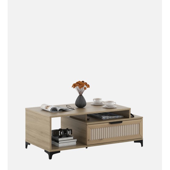 Linea Centre Table - Santana Oak & Bamboo Flute