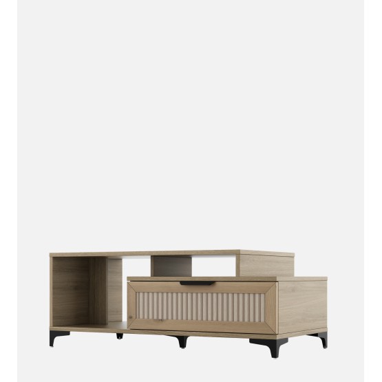 Linea Centre Table - Santana Oak & Bamboo Flute