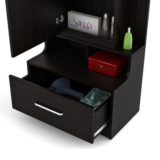 Liwa Dressing Table - Natural Wenge Woodpore