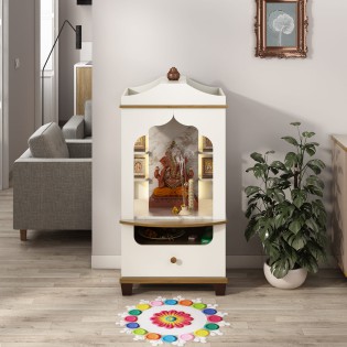 Mandir Divine-6012a - Kingstone White