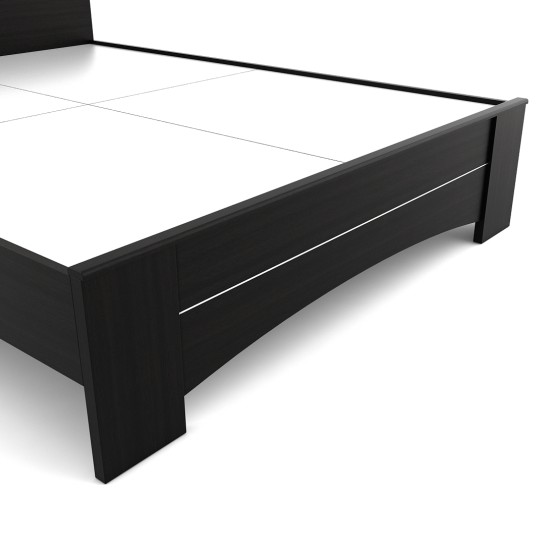 Maxima Queen Bed With Modified Understructur - Natural Wenge