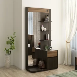 Maple Dressing Table - Fumed Oak Woodpore