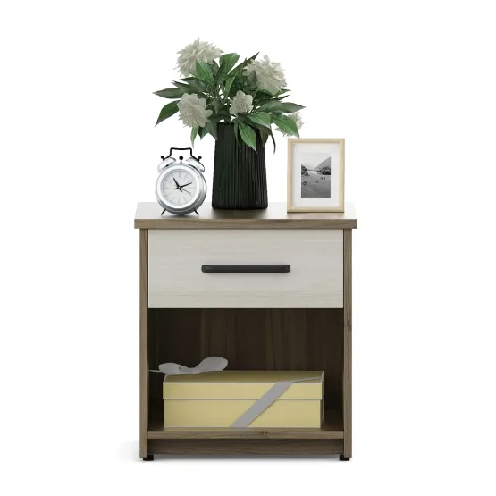 Martin Bedside Table - Lyon Walnut