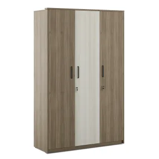 Martin 3 Door Wardrobe - Lyon Walnut