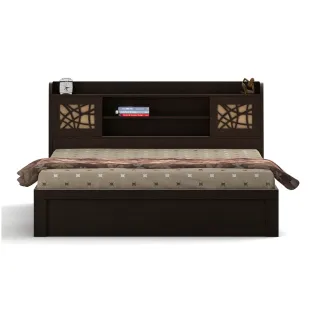 Mayflower Queen Bed With Box Type Storage - Vermount Woodpore