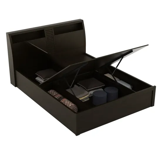 Monarch V4 Queen Bed 3/4th Lift On Storage-vermount Woodpore