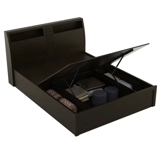 Monarch V4 Queen Bed 3/4th Lift On Storage-vermount Woodpore