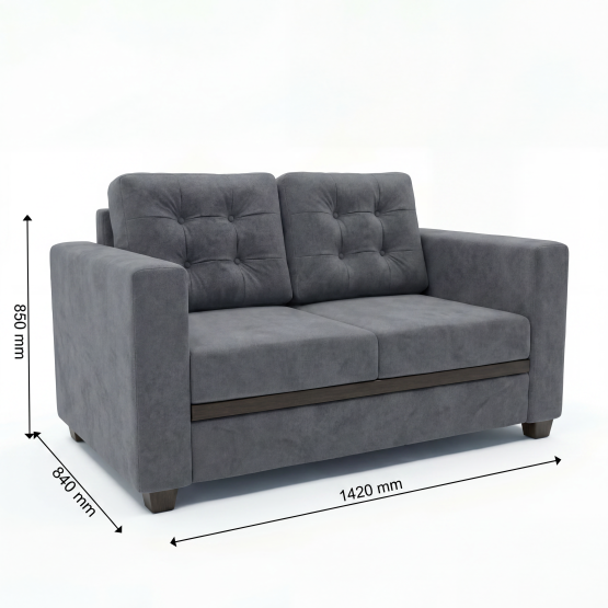 Spacewood Montessa 2 Seater Sofa In Fabric
