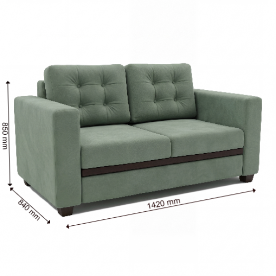 Spacewood Montessa 2 Seater Sofa In Fabric
