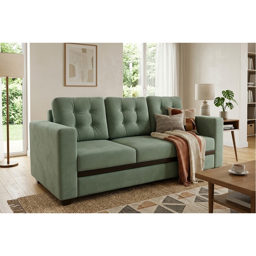 Spacewood Montessa 3 Seater Sofa In Fabric