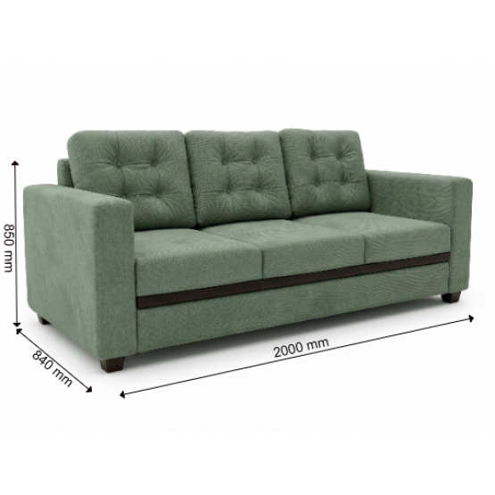 Spacewood Montessa 3 Seater Sofa In Fabric