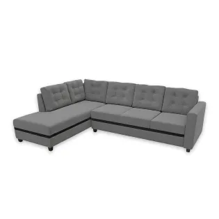 Spacewood Montessa L Shape Sofa In Fabric Finish