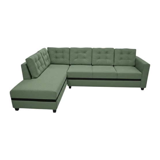 Spacewood Montessa L Shape Sofa In Fabric Finish