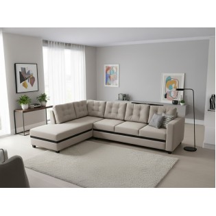 Spacewood Montessa L Shape Sofa In Fabric Finish