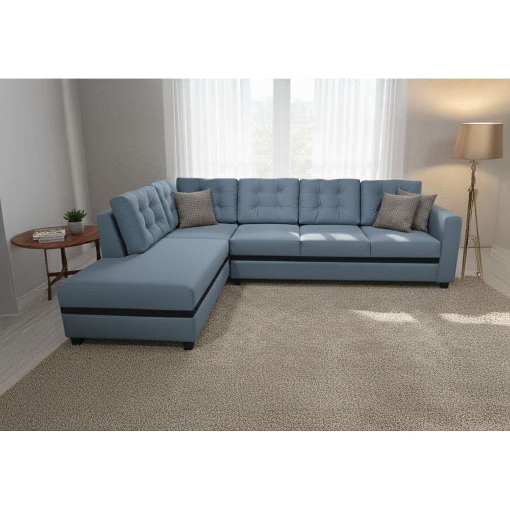 Spacewood Montessa L Shape Sofa In Fabric Finish