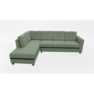Spacewood Montessa L Shape Sofa In Fabric Finish