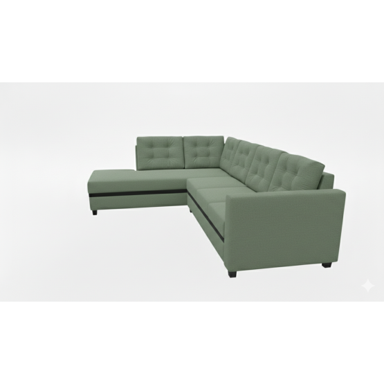 Spacewood Montessa L Shape Sofa In Fabric Finish
