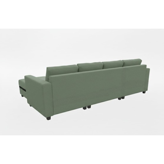 Spacewood Montessa L Shape Sofa In Fabric Finish