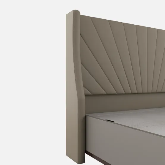 Morgan Queen Bed 3/4 Lifton Esm Sahara Beige