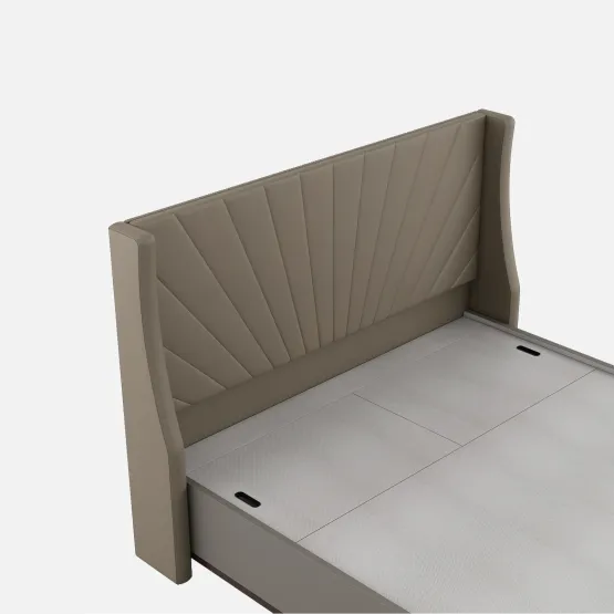 Morgan Queen Bed 3/4 Lifton Esm Sahara Beige