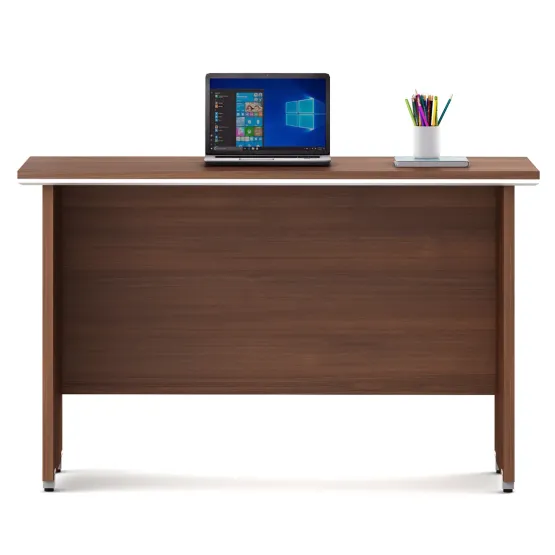 Nova Desking Office Table Small - Walnut Rigato