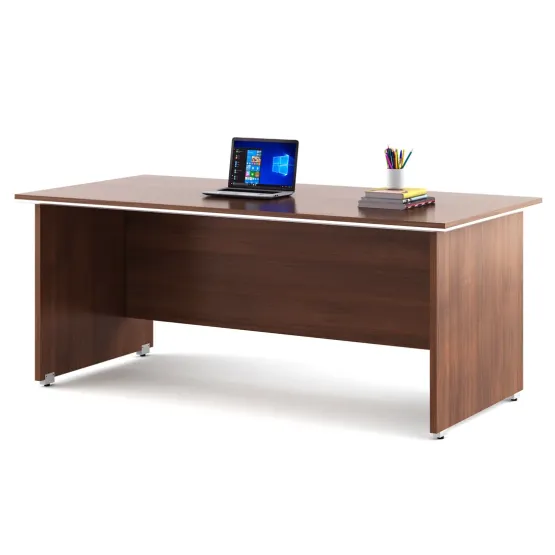 Nova Desking Office Table Large - Walnut Rigato