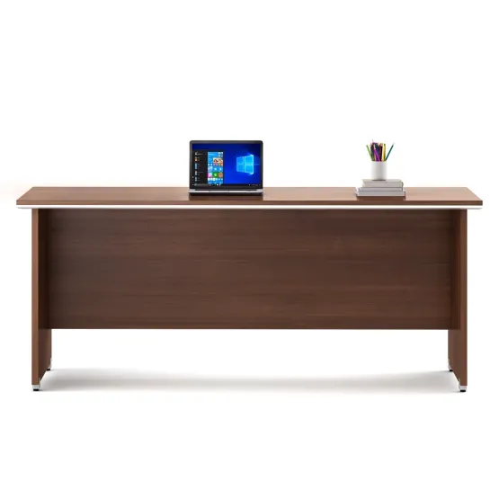 Nova Desking Office Table Large - Walnut Rigato