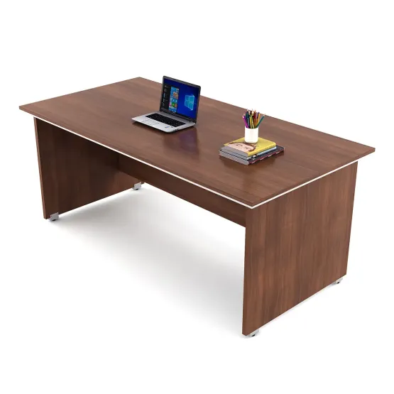 Nova Desking Office Table Large - Walnut Rigato