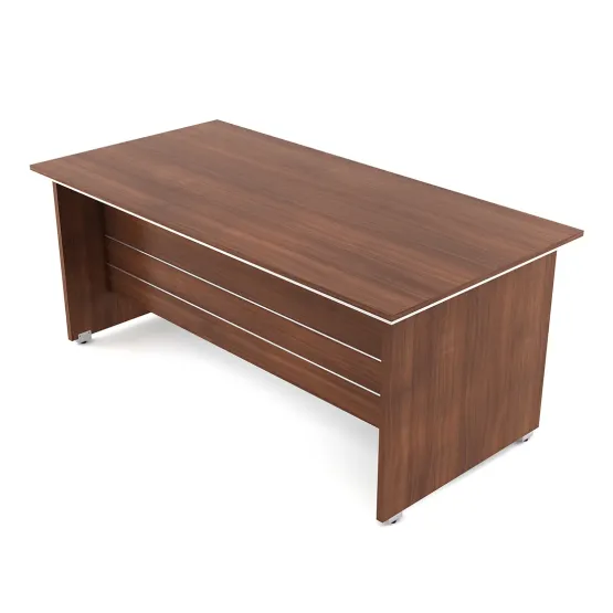 Nova Desking Office Table Large - Walnut Rigato