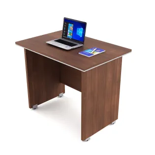 Nova Desking Office Table Extra Small - Walnut Rigato