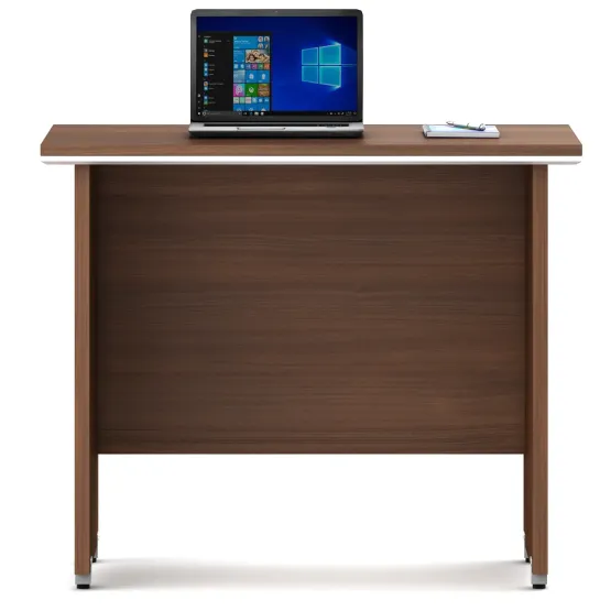 Nova Desking Office Table Extra Small - Walnut Rigato