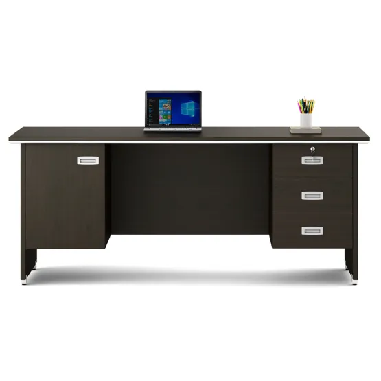 Nova Integra Office Table Large With 3 Drawer 1 Shutter - Vermount