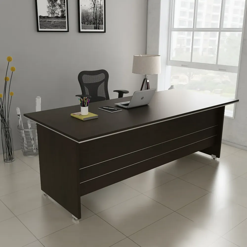 Nova Integra Office Table Extra Large With 3 Drawers 1 Shutter - Vermount