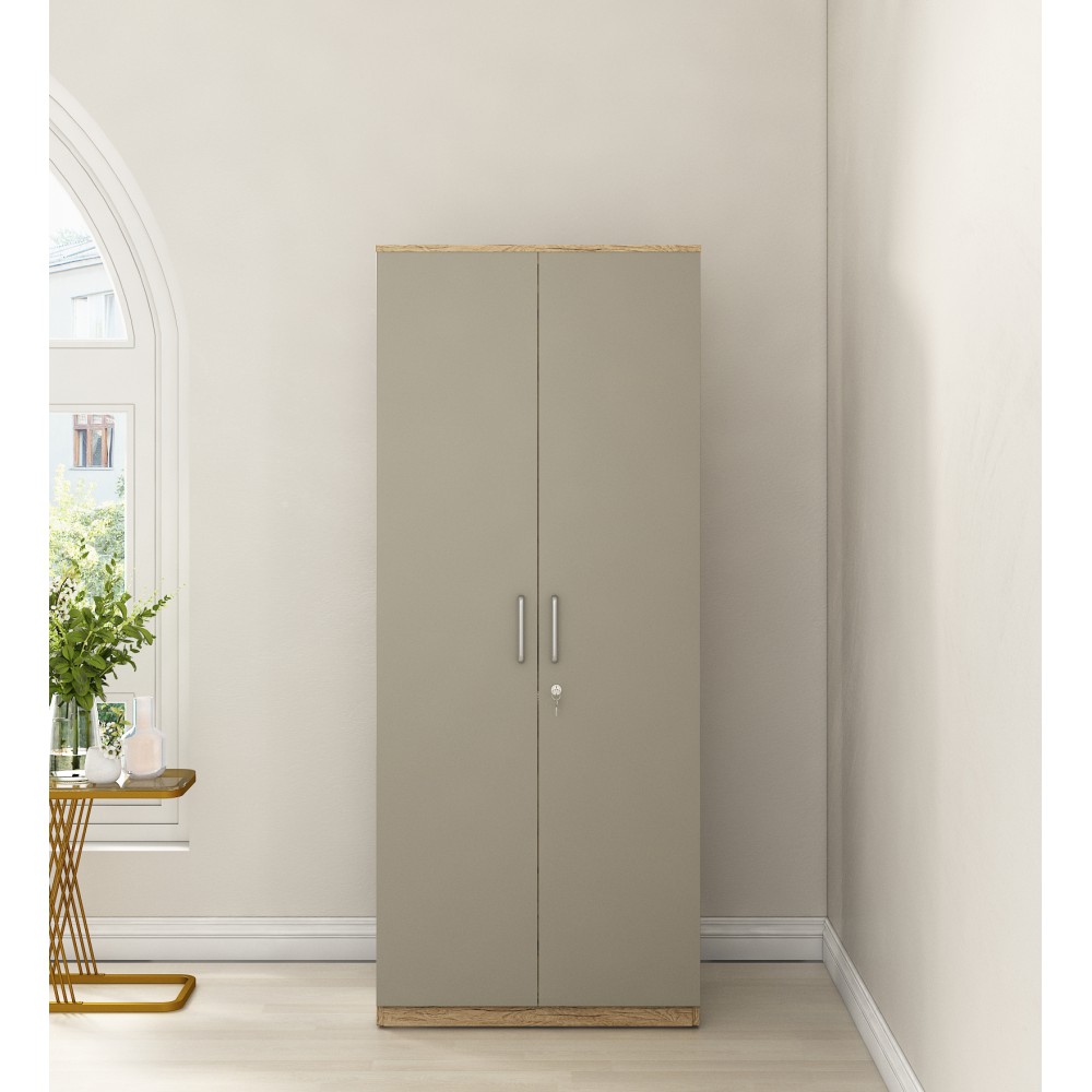 Nester 2 Door Wardrobe - Sebastian Oak