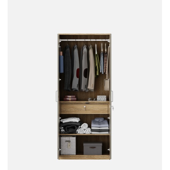 Nester 2 Door Wardrobe - Sebastian Oak
