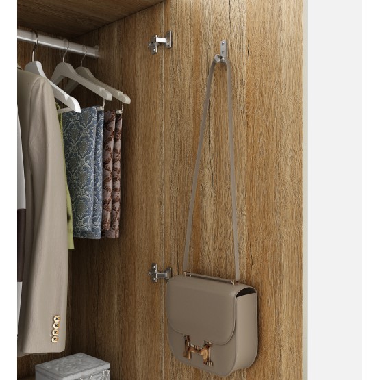 Nester 2 Door Wardrobe - Sebastian Oak
