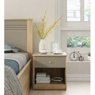 Nester  Bed Side Table - Sebastian Oak